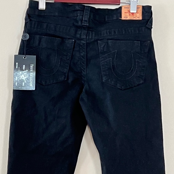 NWT Teen Boy True Religion Black Cotton Jeans - Rocco Skinny Size 14 Inseam 29" - Picture 11 of 15